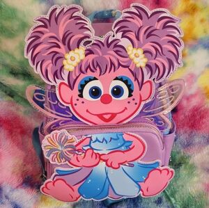NWT Sesame Street Abby Loungefly Mini Backpack Seaworld Exclusive